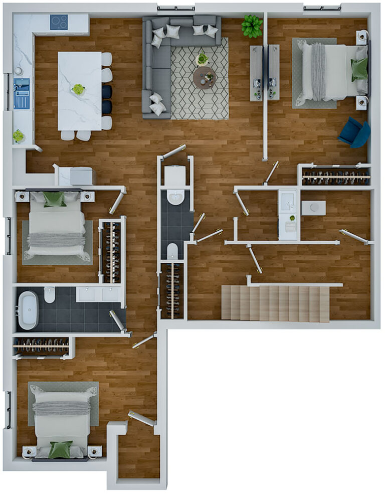 Juniper basement G 3d